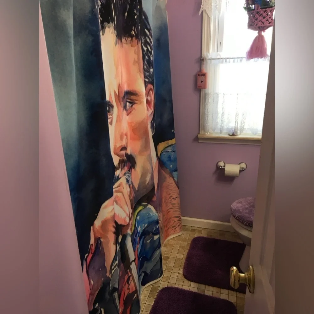 Freddie Mercury Shower Curtain